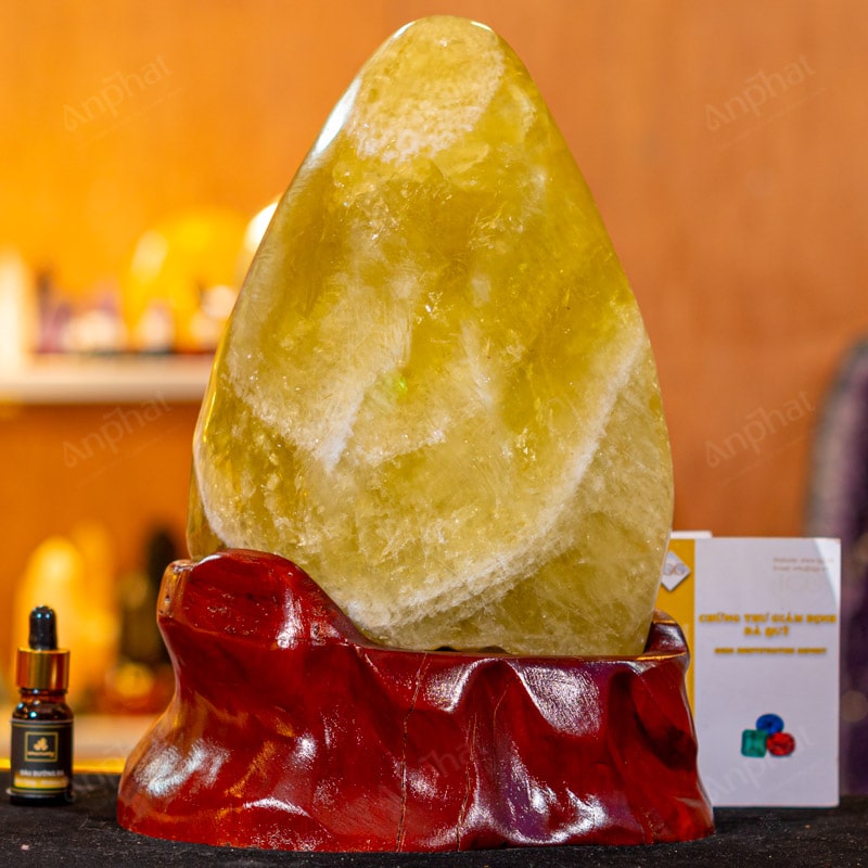 Đá Cảnh Thạch Anh Vàng