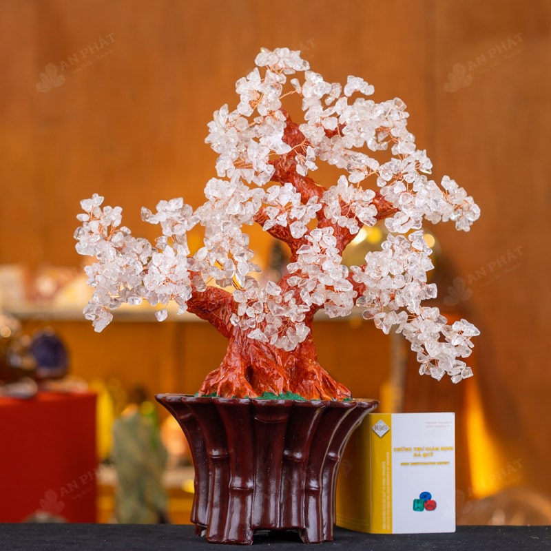 Nên chọn các viên đá thạch anh trắng có màu trong suốt, sáng bóng